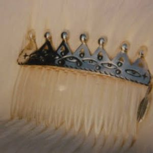 Sterling Silver Hand Hammered Hair Comb